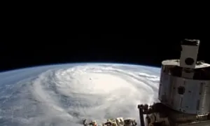 Quy mô bão Milton nhìn từ vũ trụ