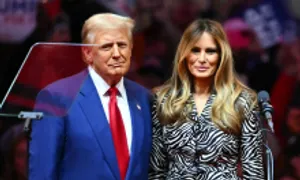 Bà Melania Trump bất ngờ xuất hiện tại cuộc vận động của chồng